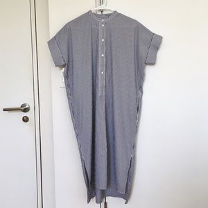 Everlane Collarless Shirtdress